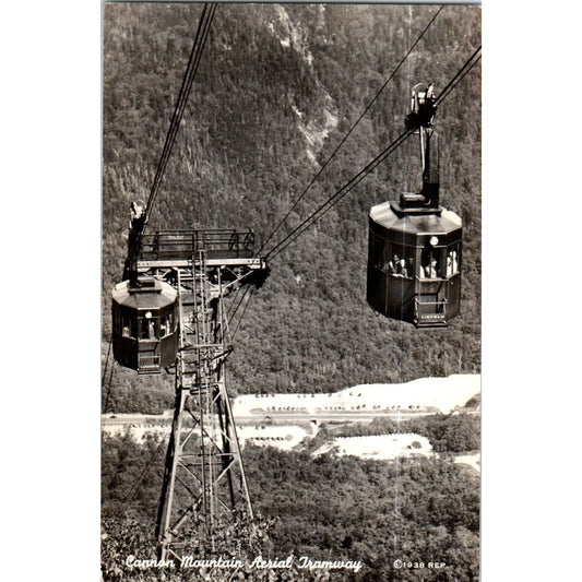 Cannon Mountain Aerial Tramway RPPC Original Postcard TK1-P19