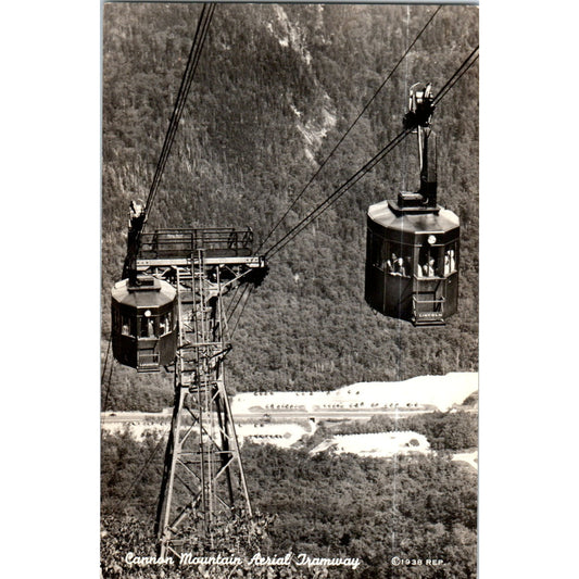 Cannon Mountain Aerial Tramway RPPC Original Postcard P2-4