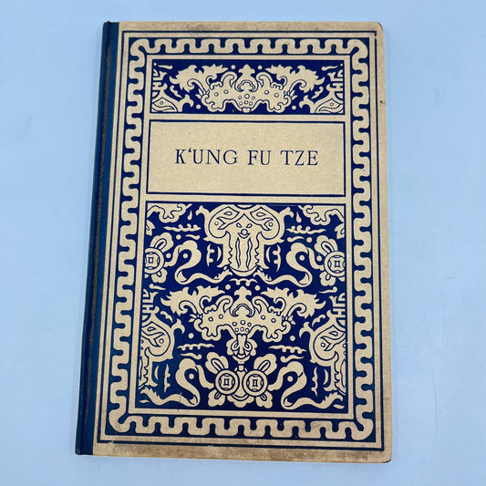 1915 K'Ung Fu Tze: a Dramatic Poem By Paul Carus TF3
