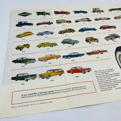 1961 Goodyear Fold Put Original Print Ad TA8