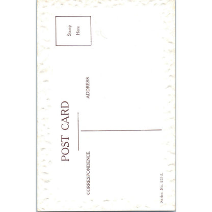 Victorian Romance Night Hours Hourglass Illustration 1910 Postcard TK1-21