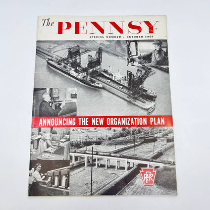 Pennsy Employee Magazine - 1955 Oct Special Pennsylvania Railroad RR TC6