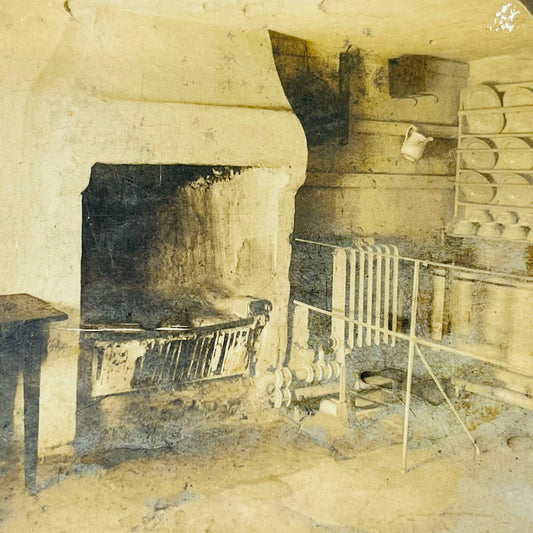 1902 Stereoview Card Poet Robert Burns Cottage Home Ayr Scotland