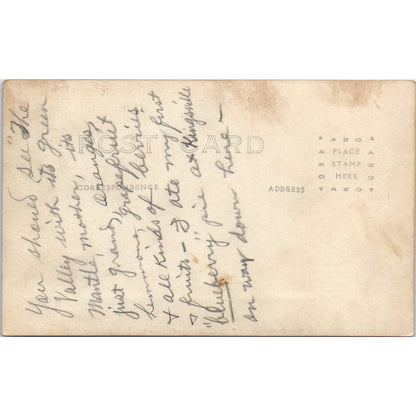 Antique Postcard RPPC Kingsville Texas Cabbage Farm SE8