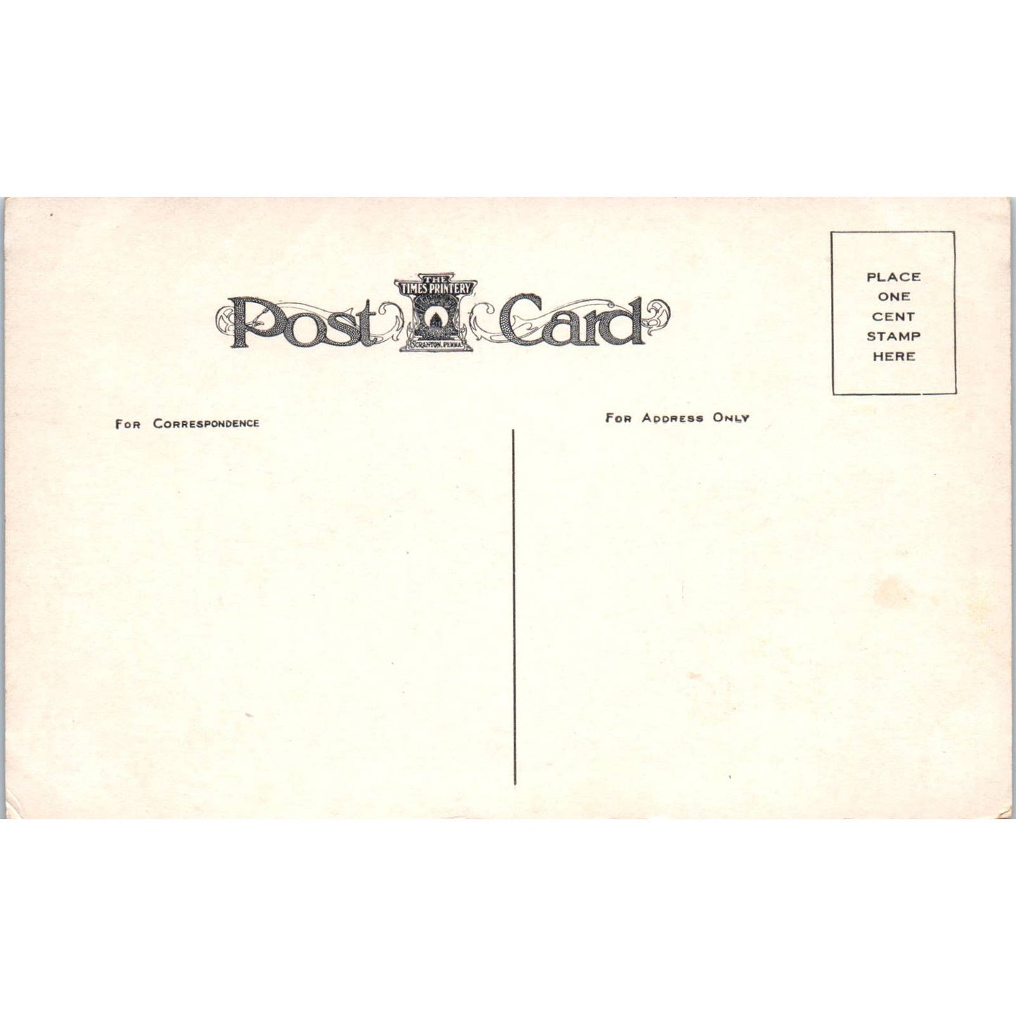 Antique Postcard The Lookout, Lake Scranton, Scranton PA TD9-P1