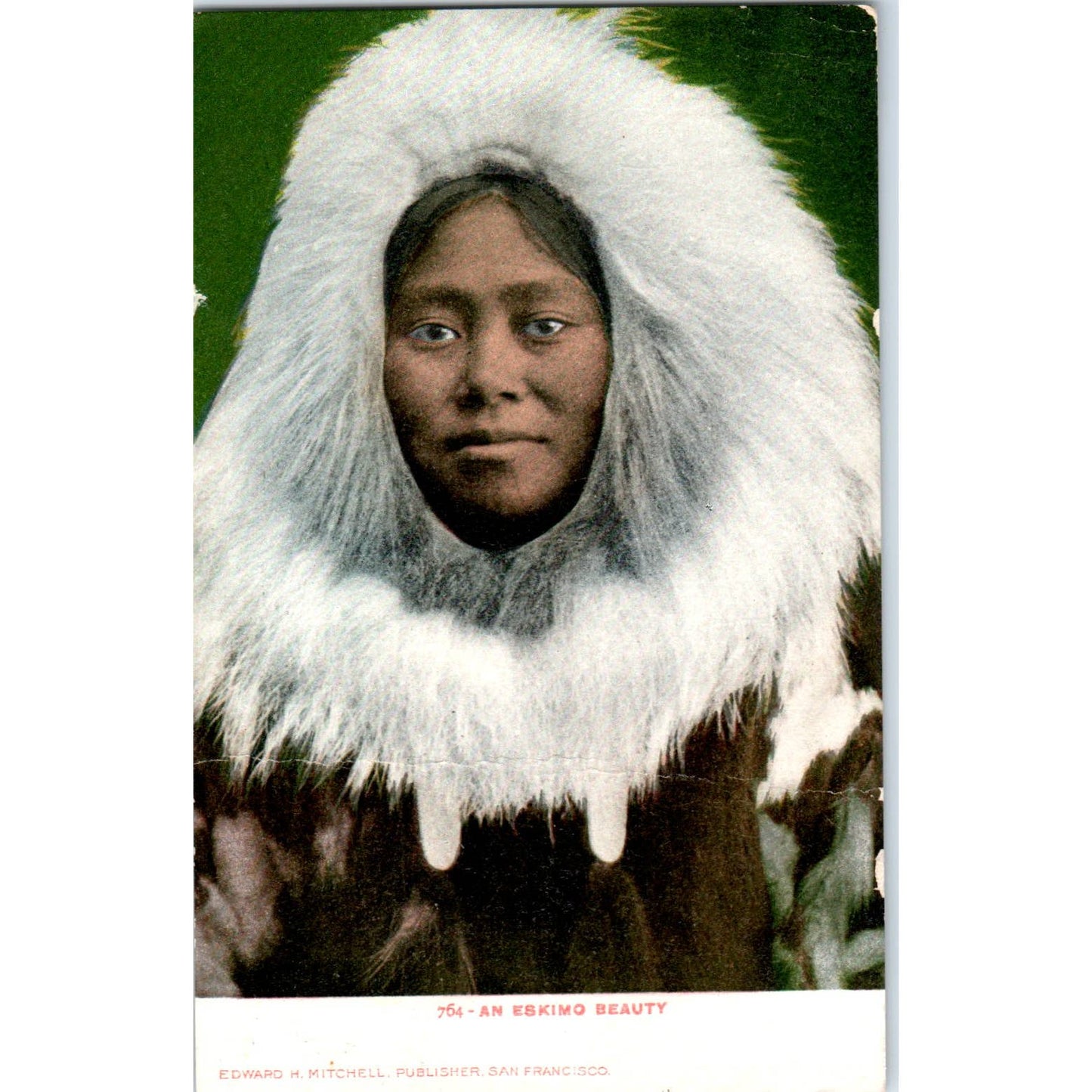 c1905 An Eskimo Beauty Alaska Original Postcard TK1-29