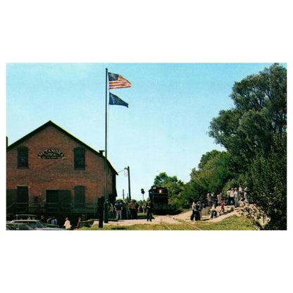 Vintage Postcard - Whitewater Valley Railroad Canal Route Connersville IN AD9