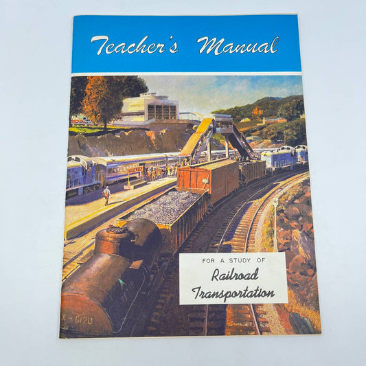 1964 The Teacher's Manual For Study Of Railroad Transportation TF7