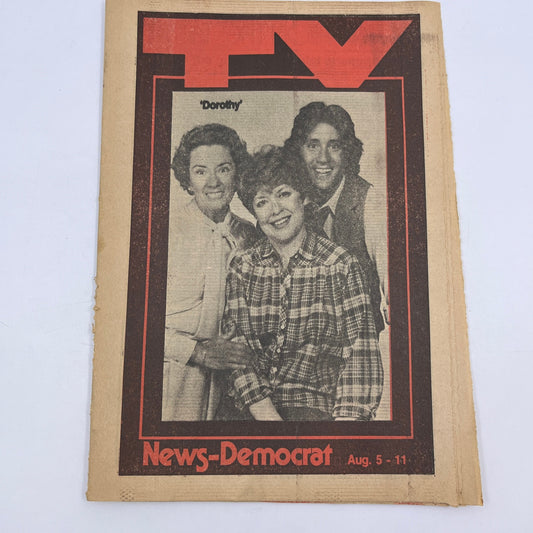 1979 Aug 5 Bellville IL News-Democrat TV Listings Magazine Dorothy L4-1