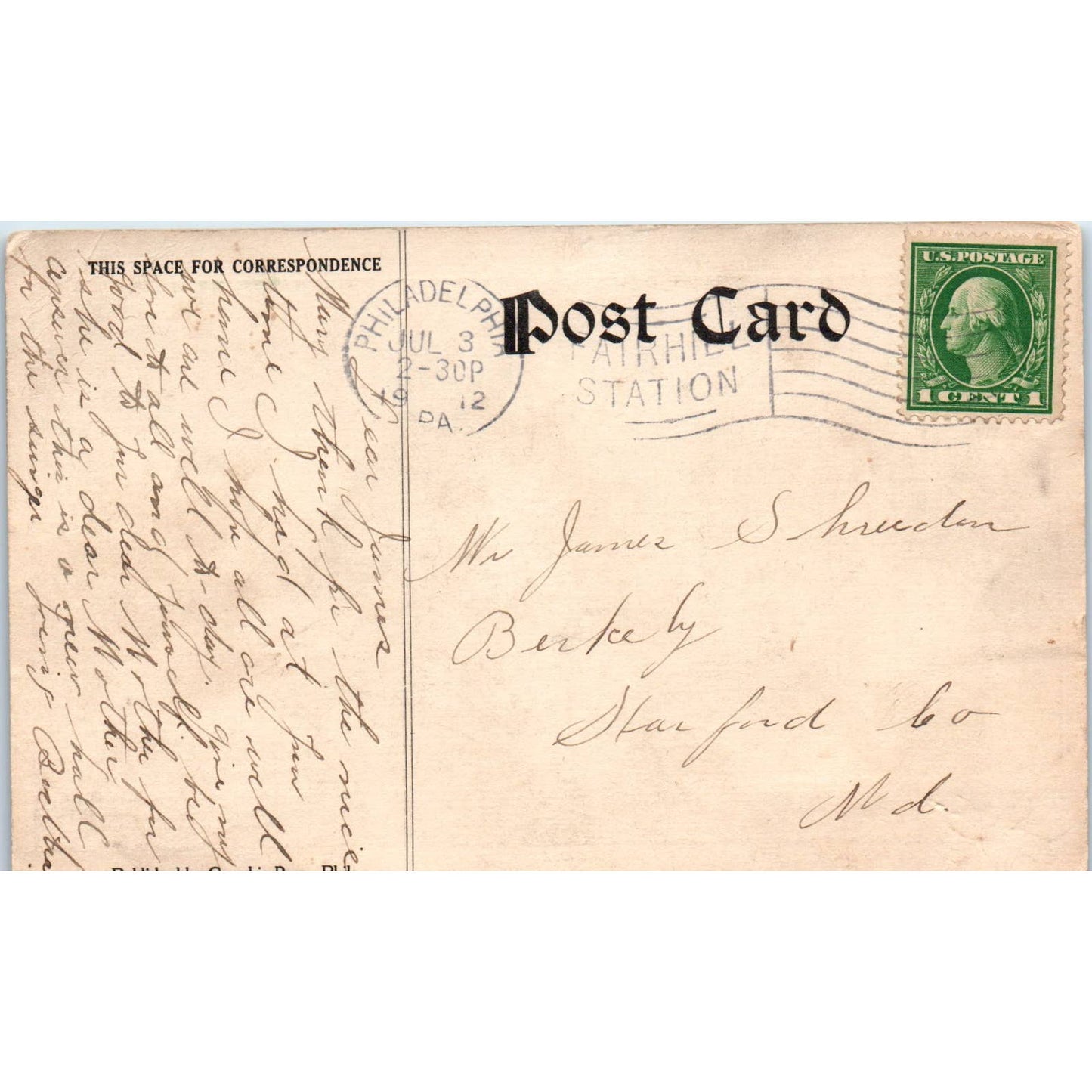 1912 Postcard 23 National Saengerfest Philadelphia PA TI1-1