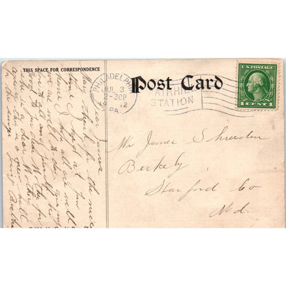 1912 Postcard 23 National Saengerfest Philadelphia PA TI1-1