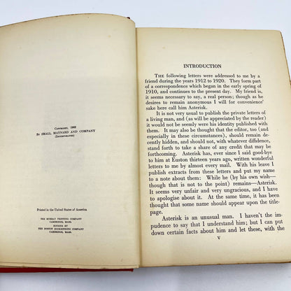 1923 Isles of Illusion Letters from the South Sea Bohun Lynch 1st Edition HC TE9