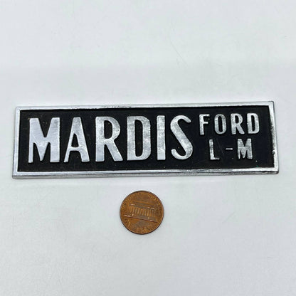 Vintage Metal Mardis Ford Emblem Sommerset PA SD3