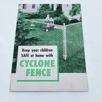 1950s Cyclone Fence Sales Booklet Brochure TF7