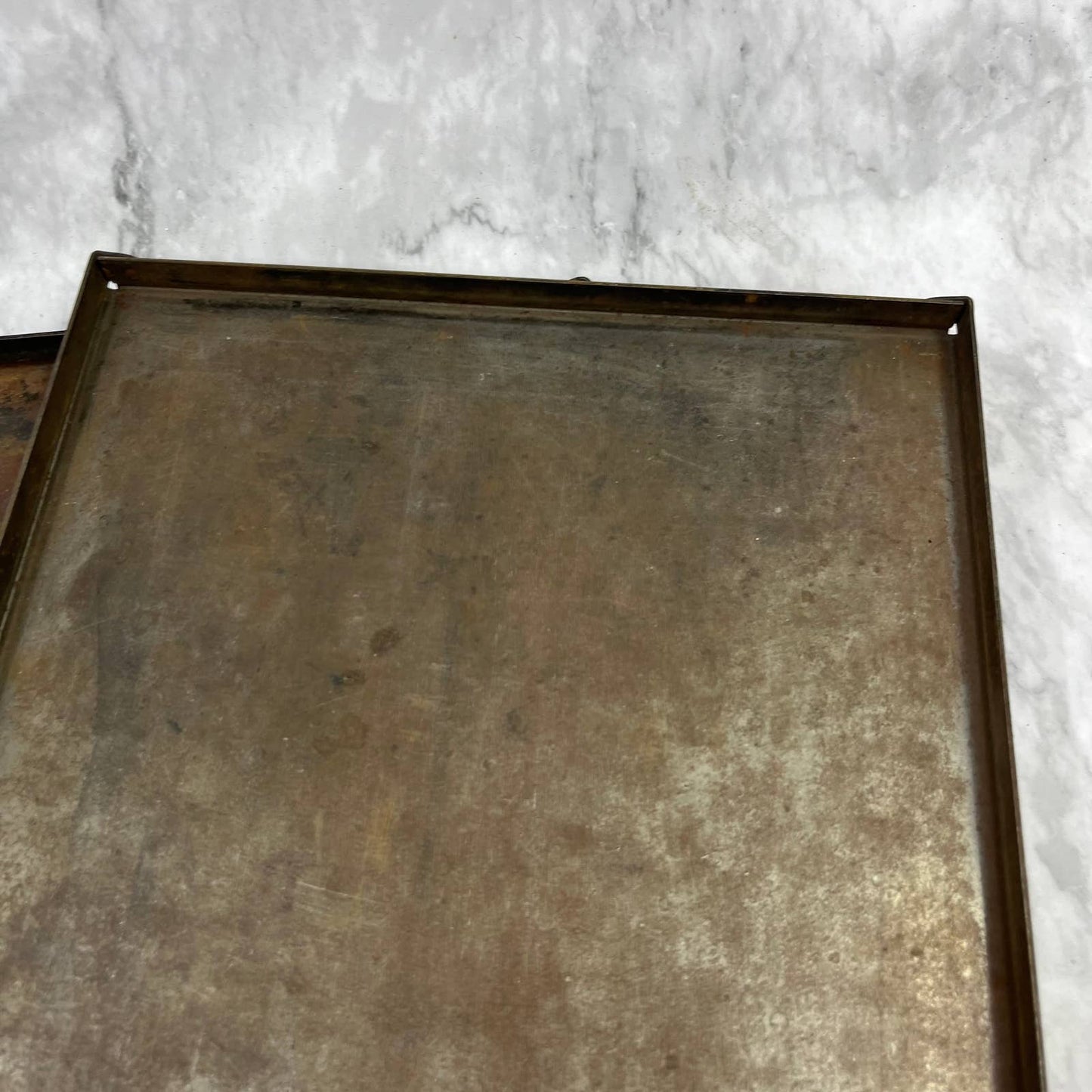 Vintage Stainless Steel Letterpress Galley Trays SET OF 4 - 9x13 TJ5