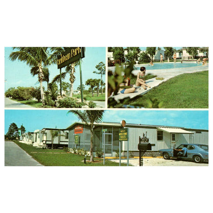 Caribbean Park Naples Mobile Homes Florida - Postcard TJ8-1
