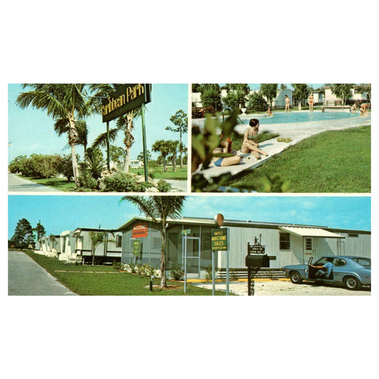 Caribbean Park Naples Mobile Homes Florida - Postcard TJ8-1