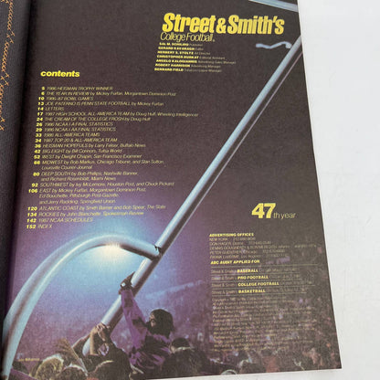 1987 Street & Smith’s College Football Yearbook Magazine Jamelle Holieway OK TH3