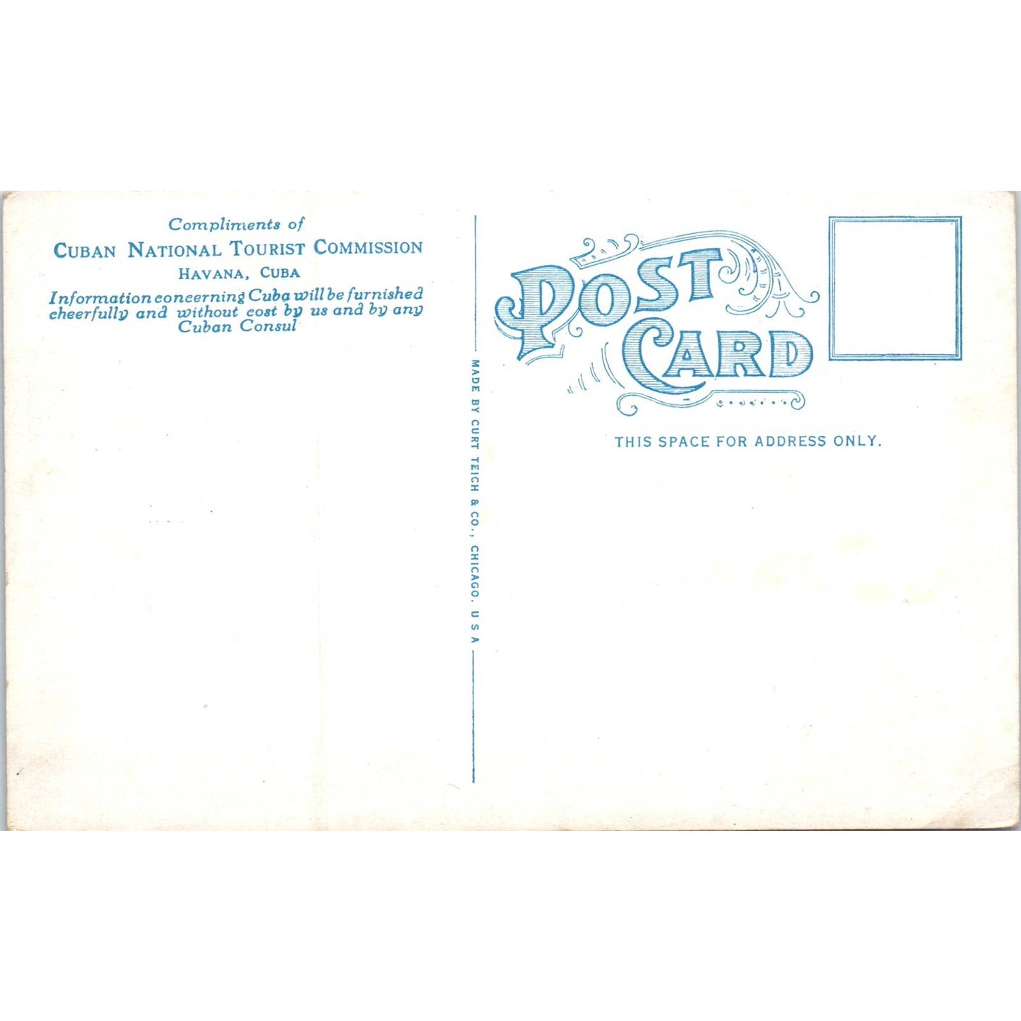 The Road to Jaruco Havana Cuba Original Postcard TK1-P16