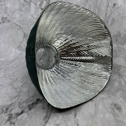 Antique X-Ray Trademark Mercury Glass Light Shade No 610 Jupiter