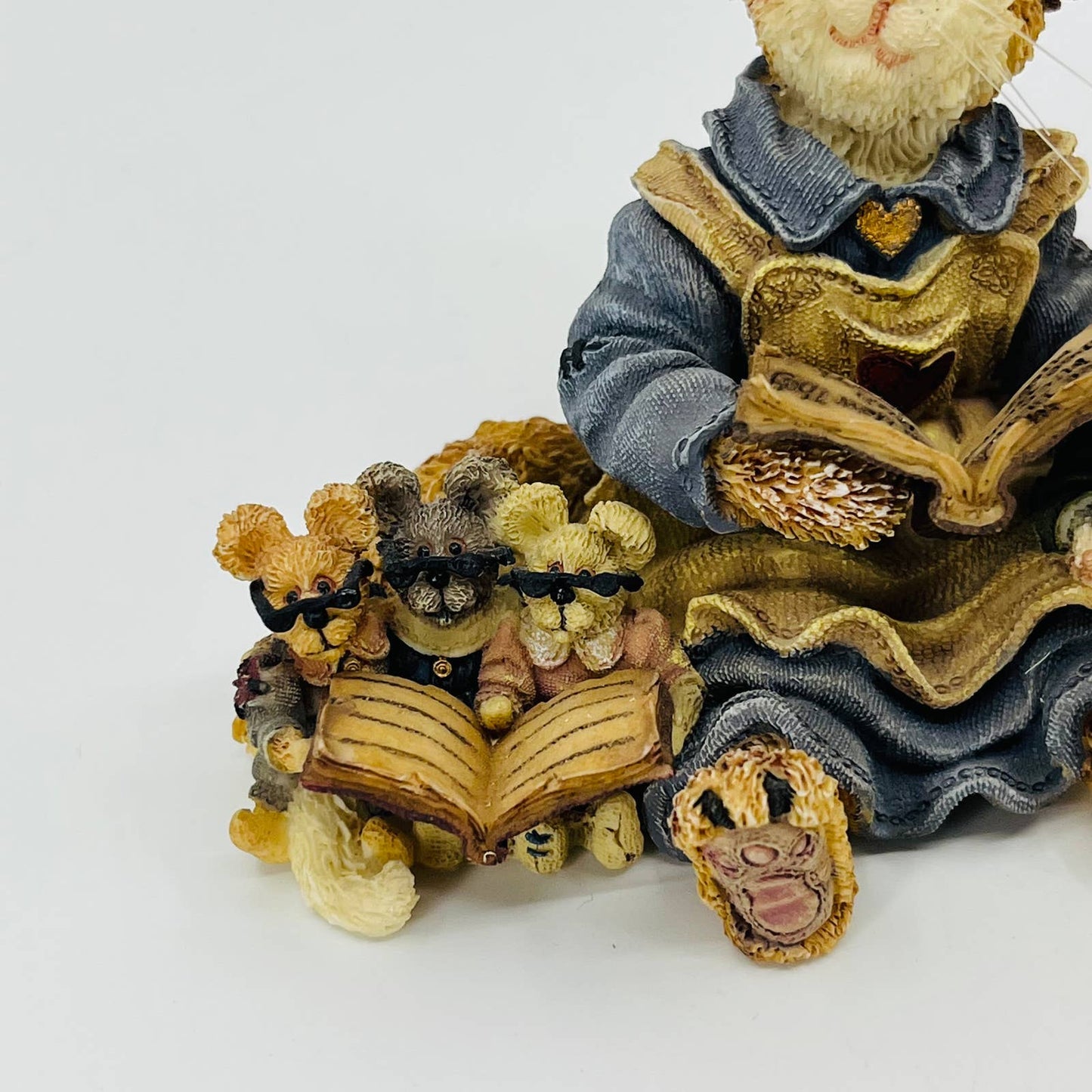 Boyds Bears MAMA PURRSMORE BABY BELLE RINKY DINKY DEW 371053 PURRSTONE TB9