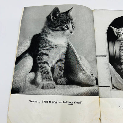 1958 ETHICON CAT-A-LOG Cat Humor Picture Book TD5