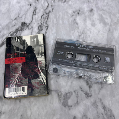 Cece Peniston Movin On - Cassette Tape Single TJ4