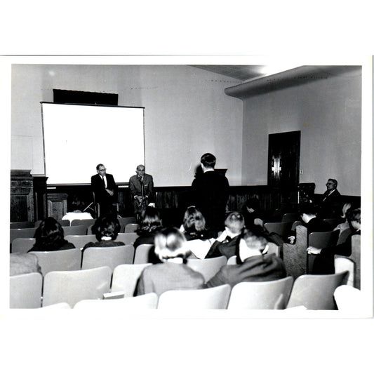 Mexico Ambassador Margain at Student Q&A Session 1963 Original Photo 5x7 B10