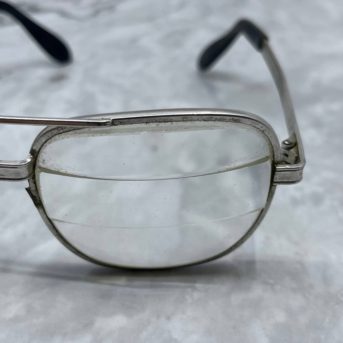 Vintage Titmus Z87 Aviator 5 1/2 Thick Eyeglasses Safety Glasses Frames SE9
