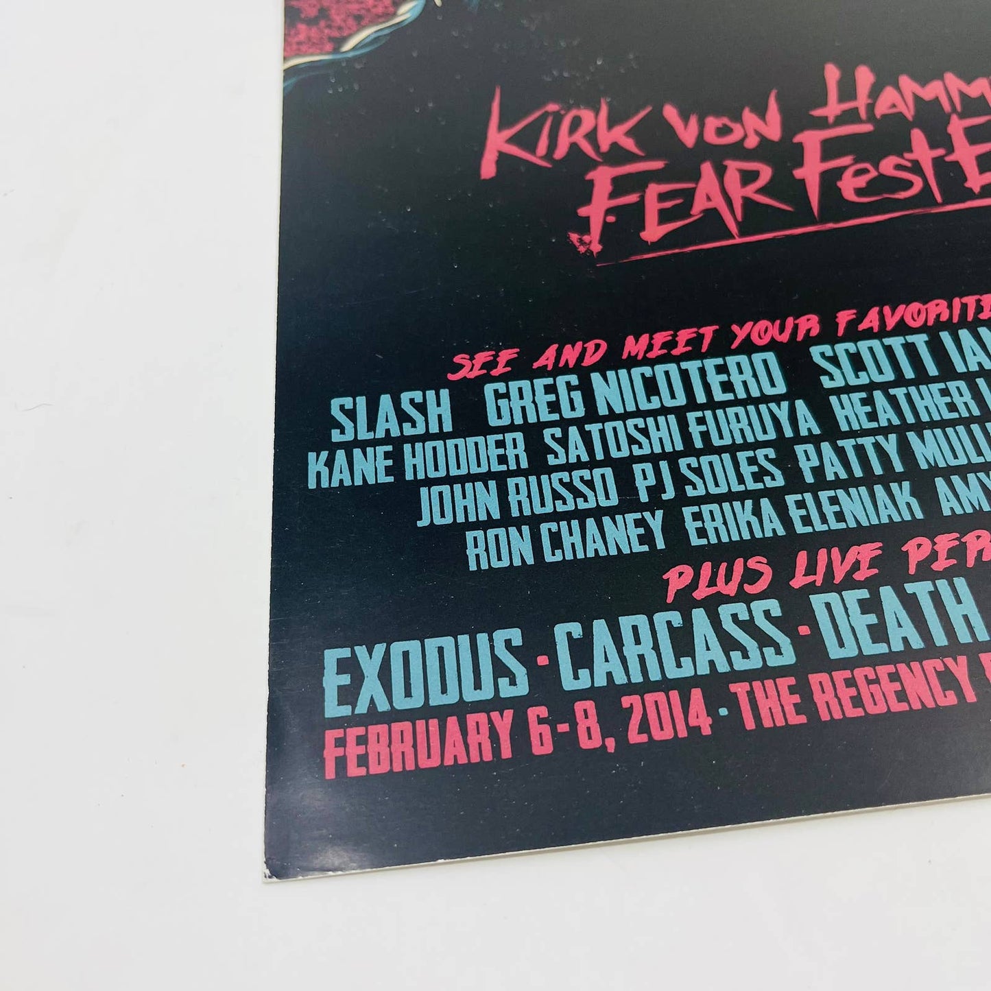 Kirk Von Hammetts Fear Festival Christopher Ott Limited Edition Poster 11x17 FL2