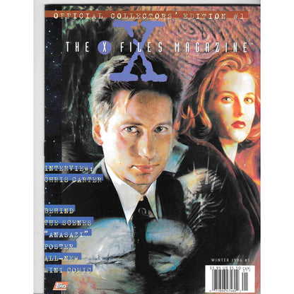 The X Files Magazine #1 Official Collectors Edition Winter 1996 w/ Poster TJ7