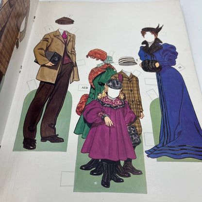 1987 American Family in the 1890s Paper Dolls in Full Color B6