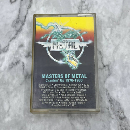 Master Of Metal on Cassette - Crankin' Up 1960-1980 - Cassette Tape TD9-56
