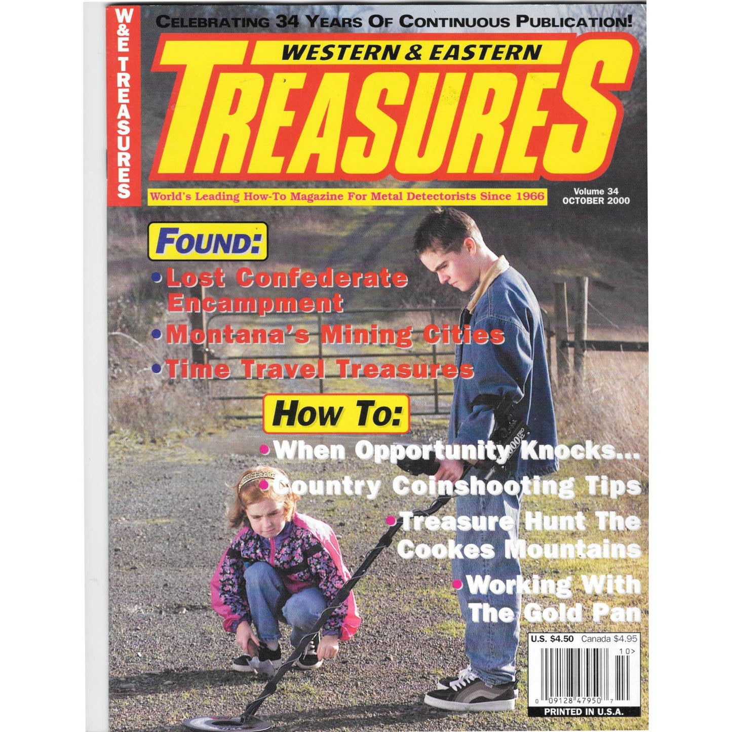 Western & Eastern Treasures Magazine - Treasure Hunting Nov 2000 M6