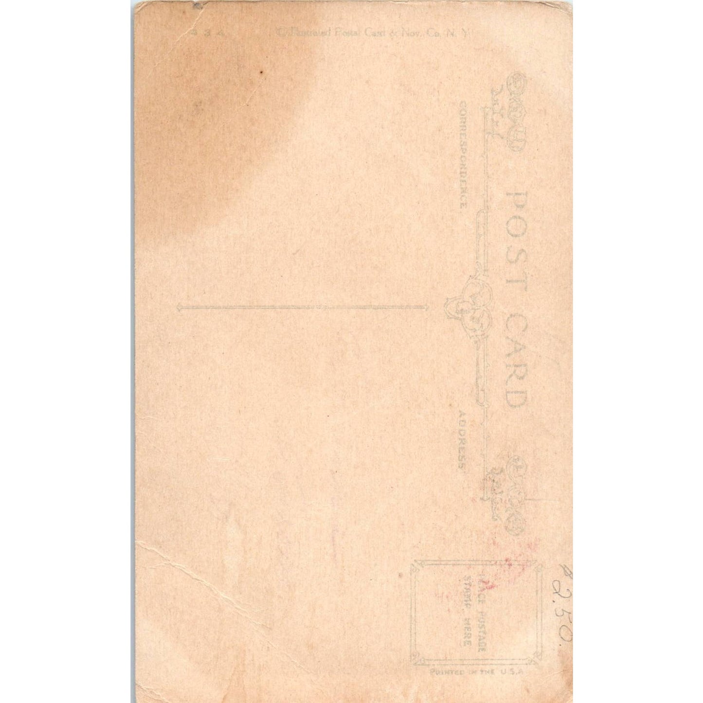 1918 WWI US Army Christmas Wishes Original Postcard TK1-26-2