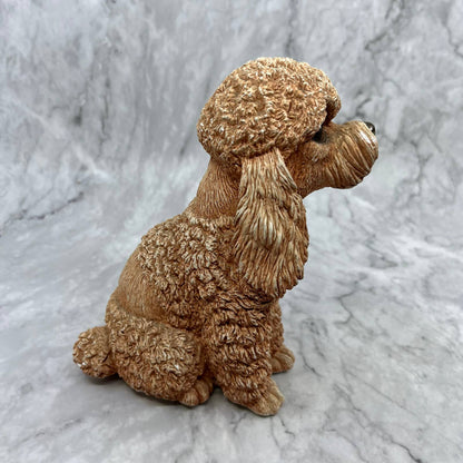 1984 Classic Critters Pink Poodle Statue Cast Resin 5x7" TJ2