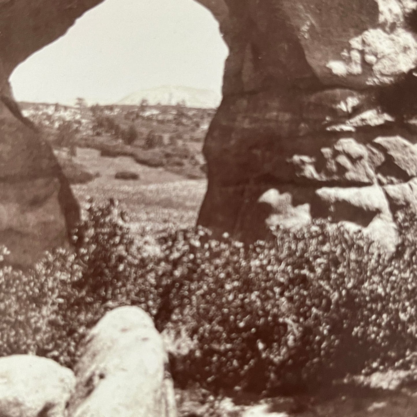 Phoebe's Arch Palmer Lake Colorado Antique Stereoview Card TJ9-V2