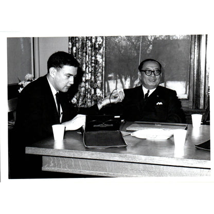 Press Conference Sukich Nimmanheminda WNAX 1967 Original Photo 5x7 TK1-P5-2