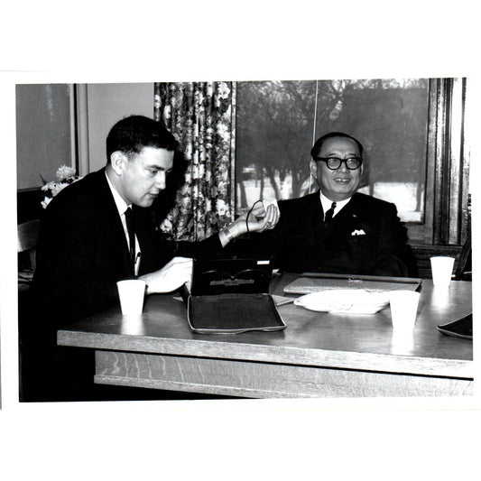 Press Conference Sukich Nimmanheminda WNAX 1967 Original Photo 5x7 TK1-P5-2