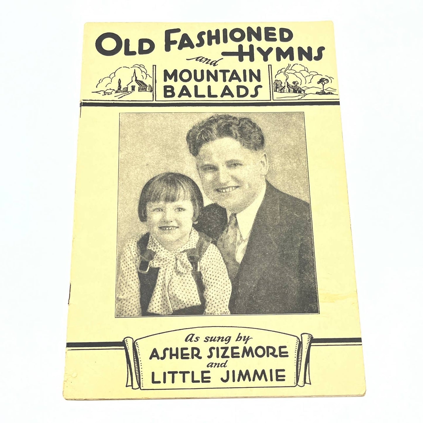 1933 OLD FASHIONED HYMNS & MOUNTAIN BALLADS Asher Sizemore & Little Jimmie TG4-1