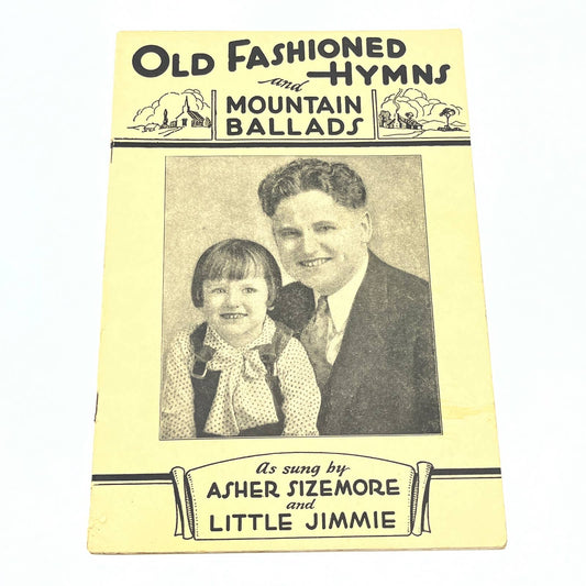 1933 OLD FASHIONED HYMNS & MOUNTAIN BALLADS Asher Sizemore & Little Jimmie TG4-1