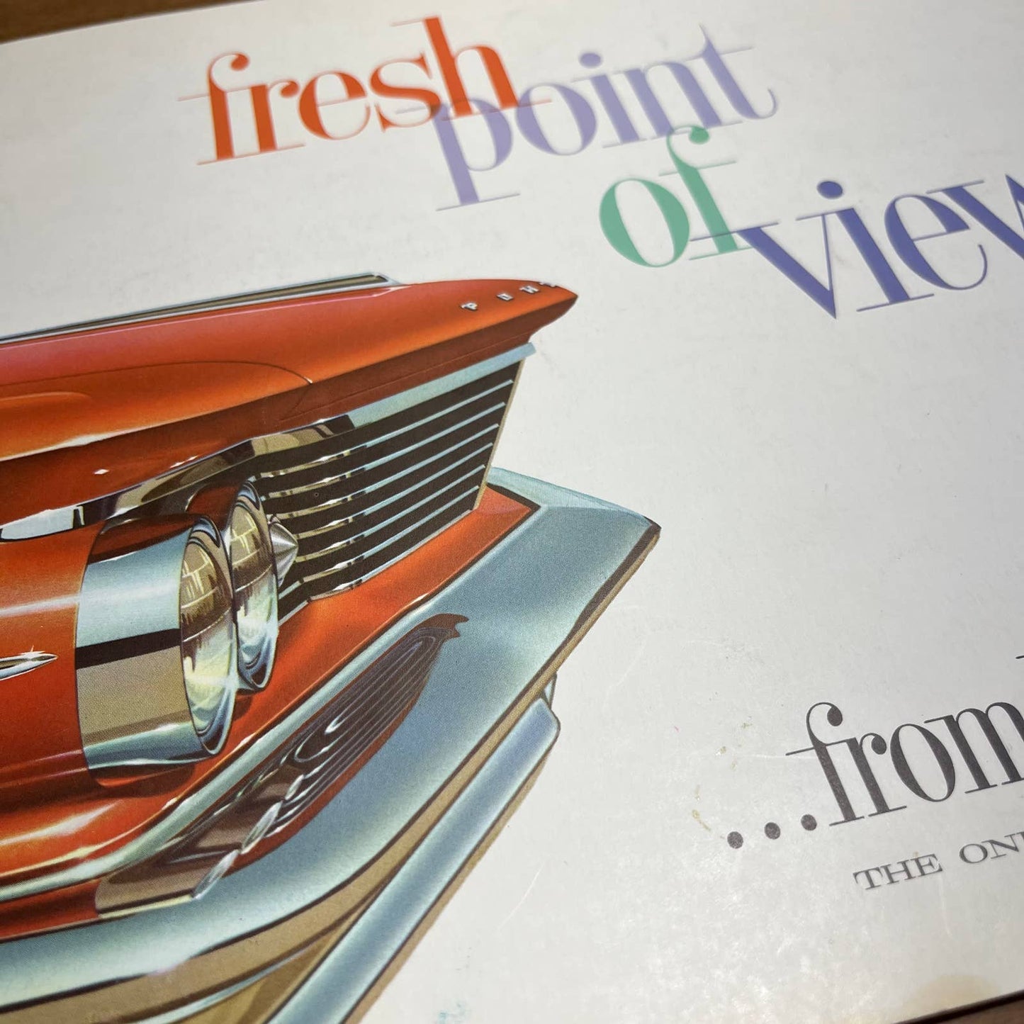 1960 Pontiac Full Color Deluxe Sales Brochure Bonneville Catalina Star Chief B4