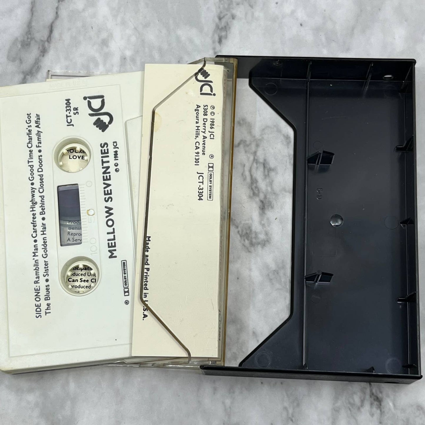 Baby Boomer Classics - Mellow Seventies Rock Compilation Cassette Tape TJ6-78