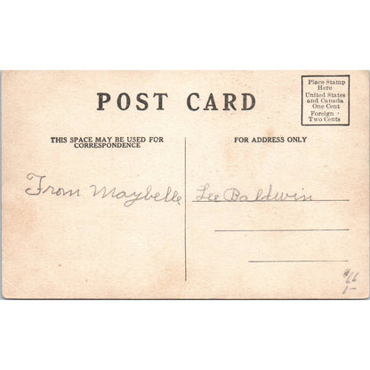 Angels Hugging Doves Fly Bird Valentines Day - Original Postcard TJ7-RP3