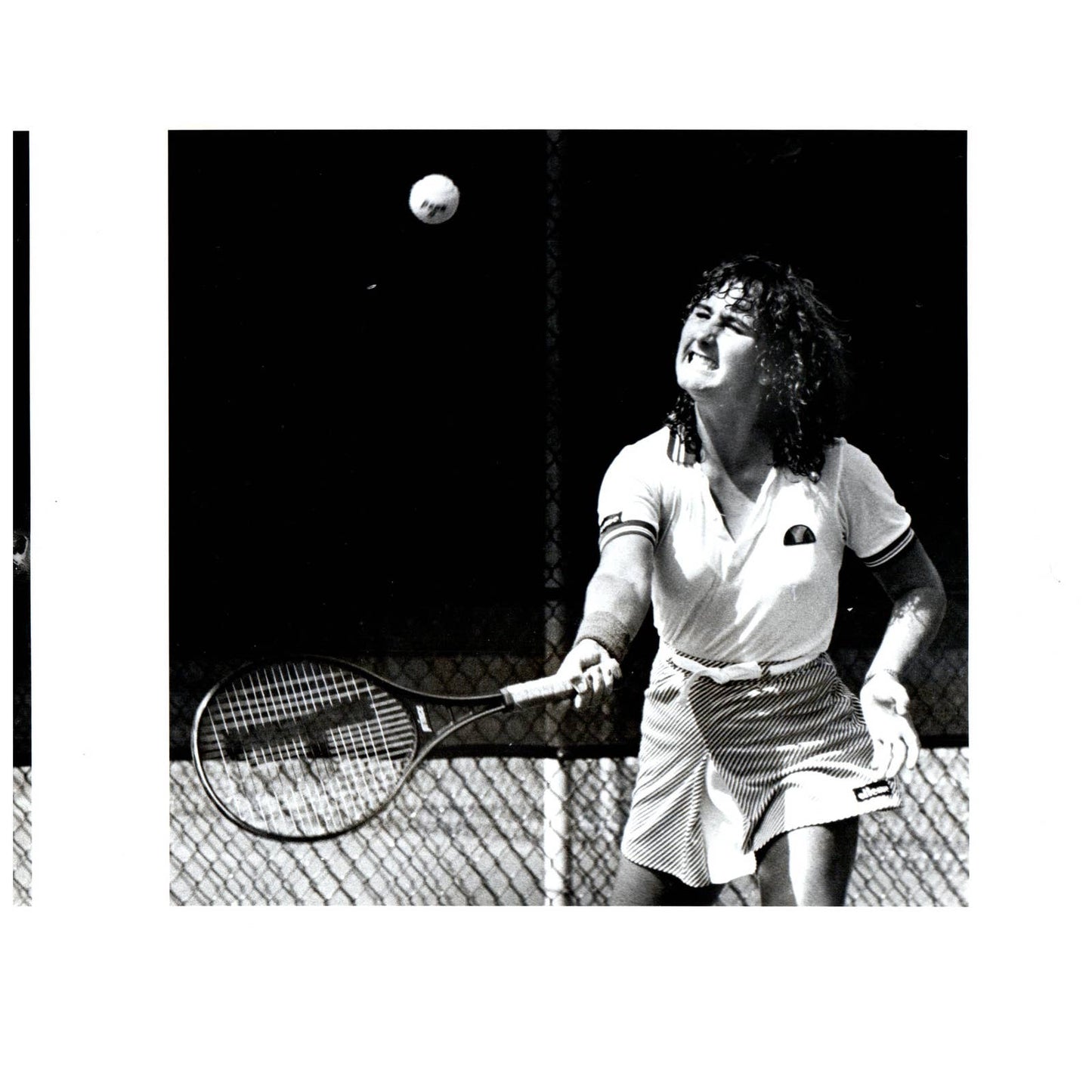 1982 Original Press Photo Women's Tennis Kathryn Wanner ~8x10" AD2