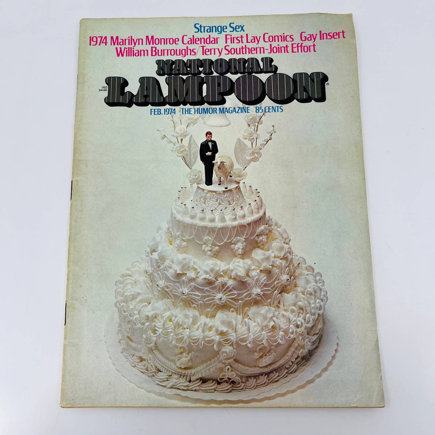 Vintage National Lampoon Magazine Feb. 1974 Vol. 1 No. 47 Marilyn Monroe BA2