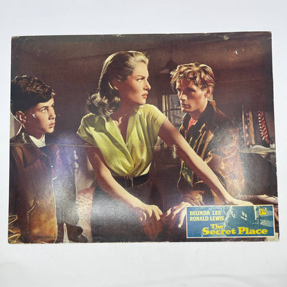 1958 The Secret Place Belinda Lee Ronald Lewis British Lobby Card 13 FL4