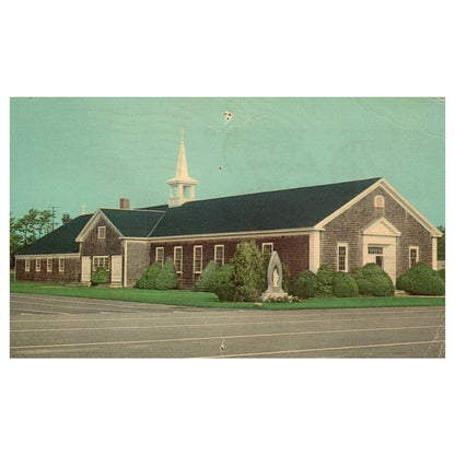 Vintage Postcard Our Lady of the Highway Roman Catholic Church Cape Cod MA TJ7-1