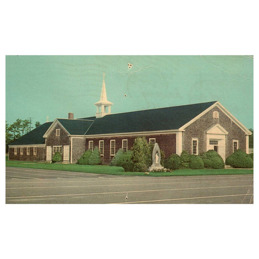 Vintage Postcard Our Lady of the Highway Roman Catholic Church Cape Cod MA TJ7-1