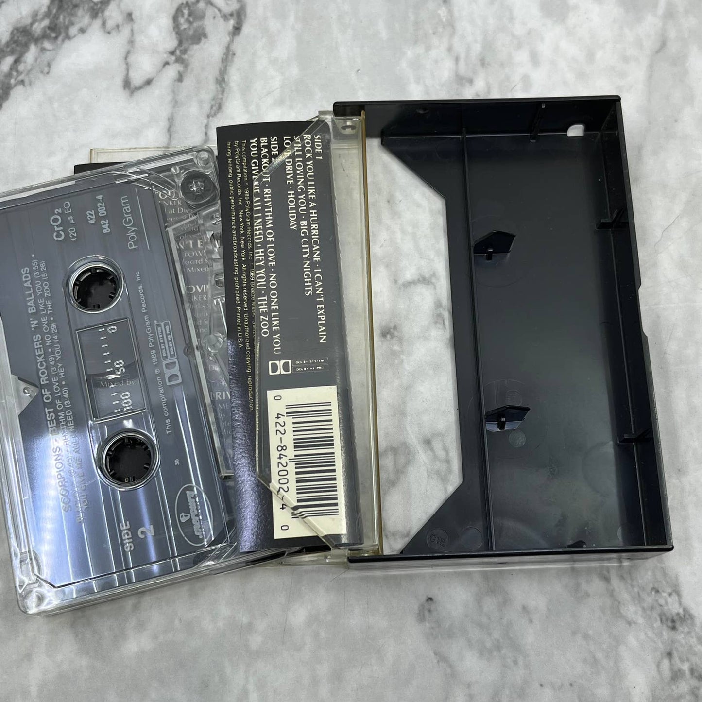 Scorpions Best of Rockers N Ballads Cassette Tape TH5-33